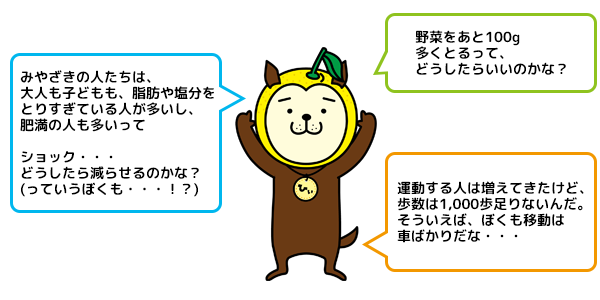 「健康なみやざき」づくりを目指して